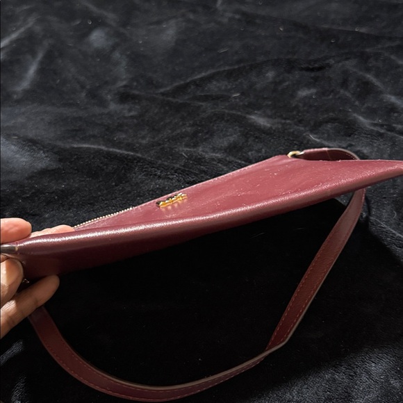 Michael Kors Medium Leather Oxblood Convertible Clutch Wristlet - Picture 11 of 11
